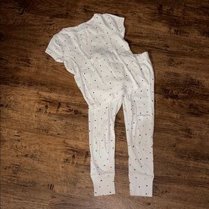 GAP Kids White Polka Dot Pajamas